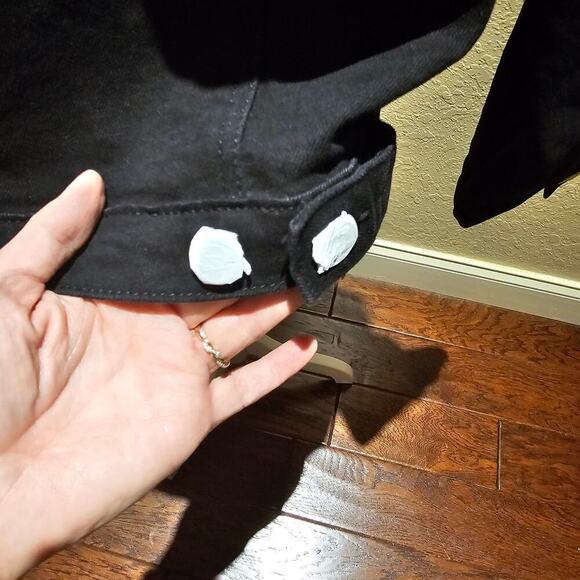 Cato S 26/28 Black Denim Jacket Embroidered Western Boho Y2K Revival Cowgirlcore - Picture 13 of 15